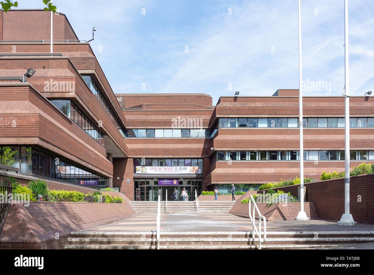 Stadt Wolverhampton Rat Gebäude, Petersplatz, Wolverhampton, West Midlands, England, Großbritannien Stockfoto