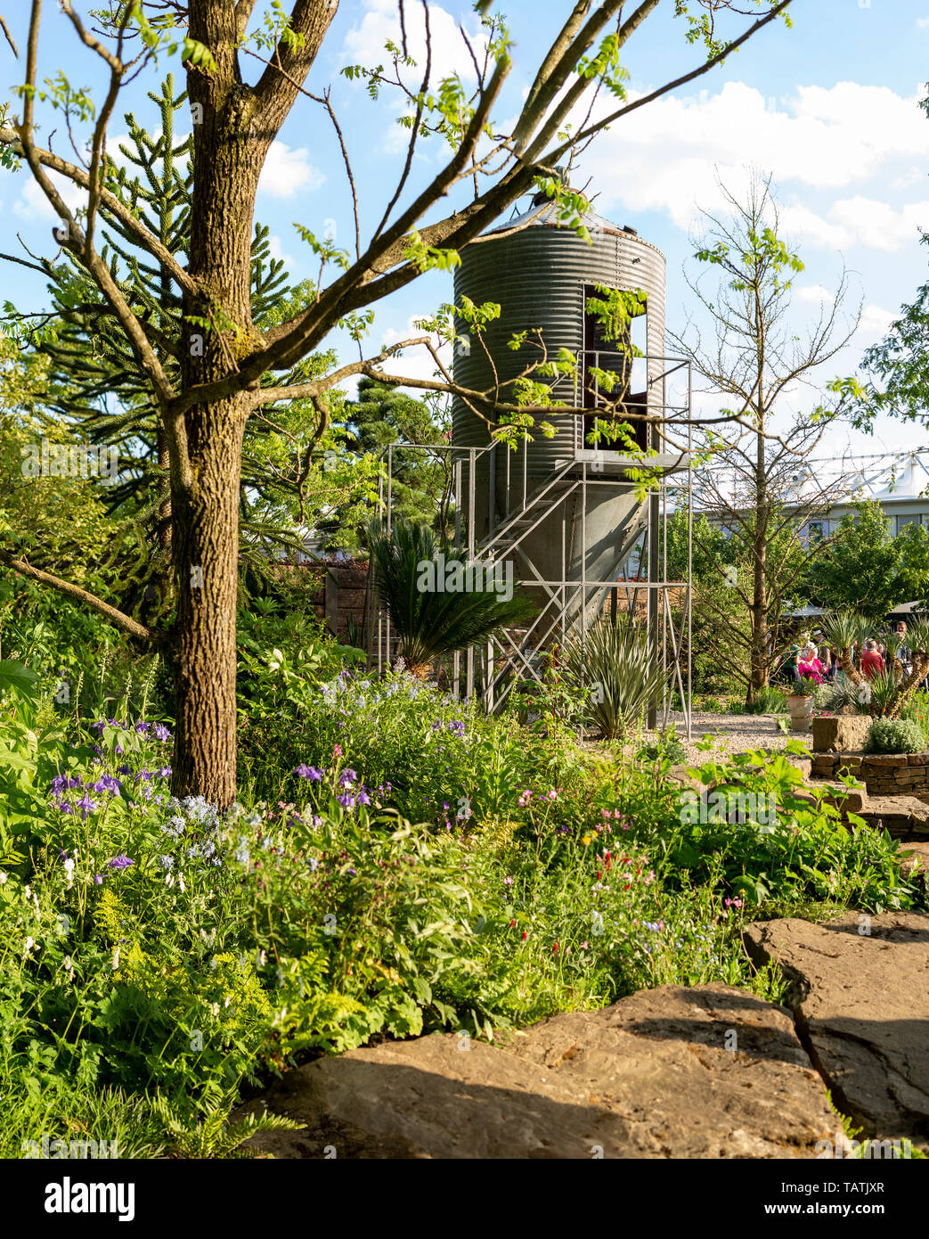 Die Belastbarkeit Garten. RHS Chelsea Flower Show 2019 Stockfoto