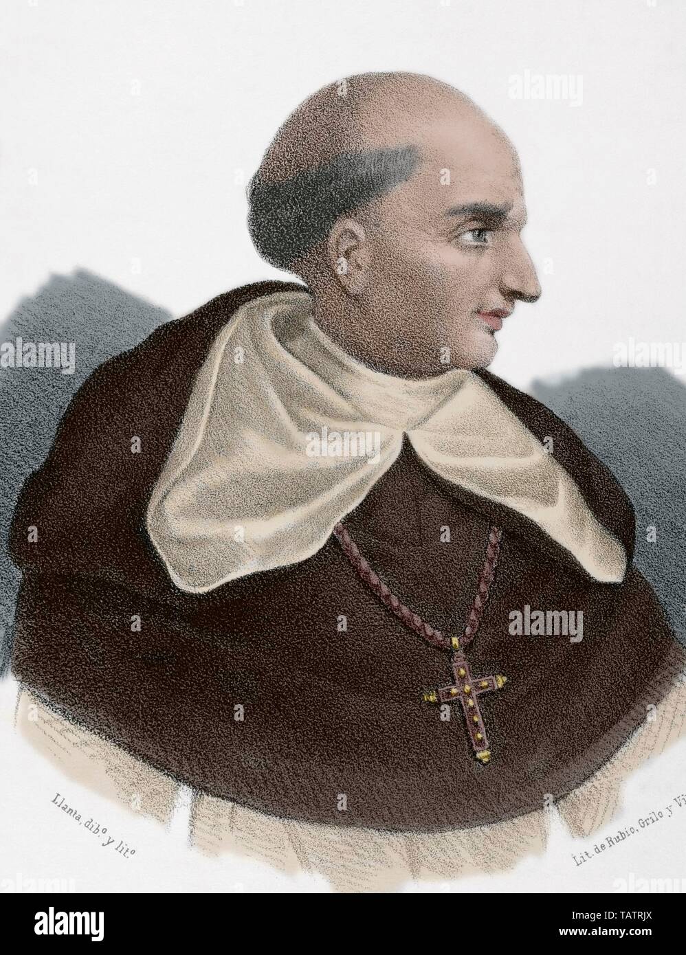 Bartolome De Las Casas Sevilla 1474 Madrid 1566 Encomendero Espanol Fraile Dominico Cronista Obispo De Chiapas Principal Defensor De Los Indigenas Y Autor De Brevisima Relacion De La Zerstorung De Las Indias