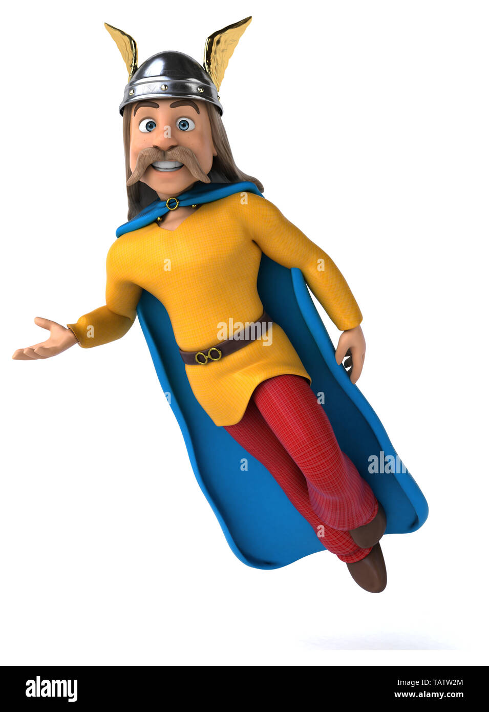 Spaß gaulois - 3D-Darstellung Stockfoto