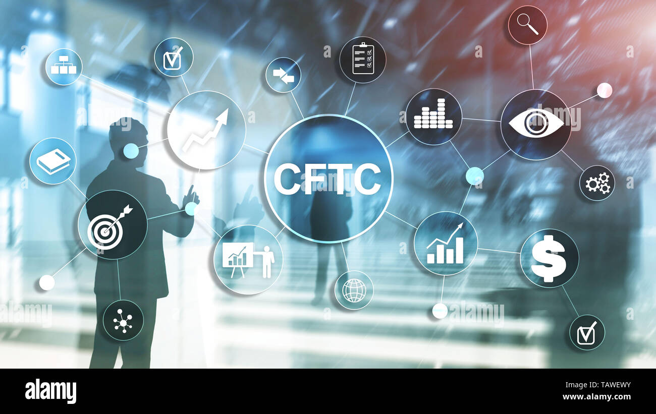 Us CFTC Commodity Futures Trading Commission Business Finance Verordnung Konzept. Stockfoto