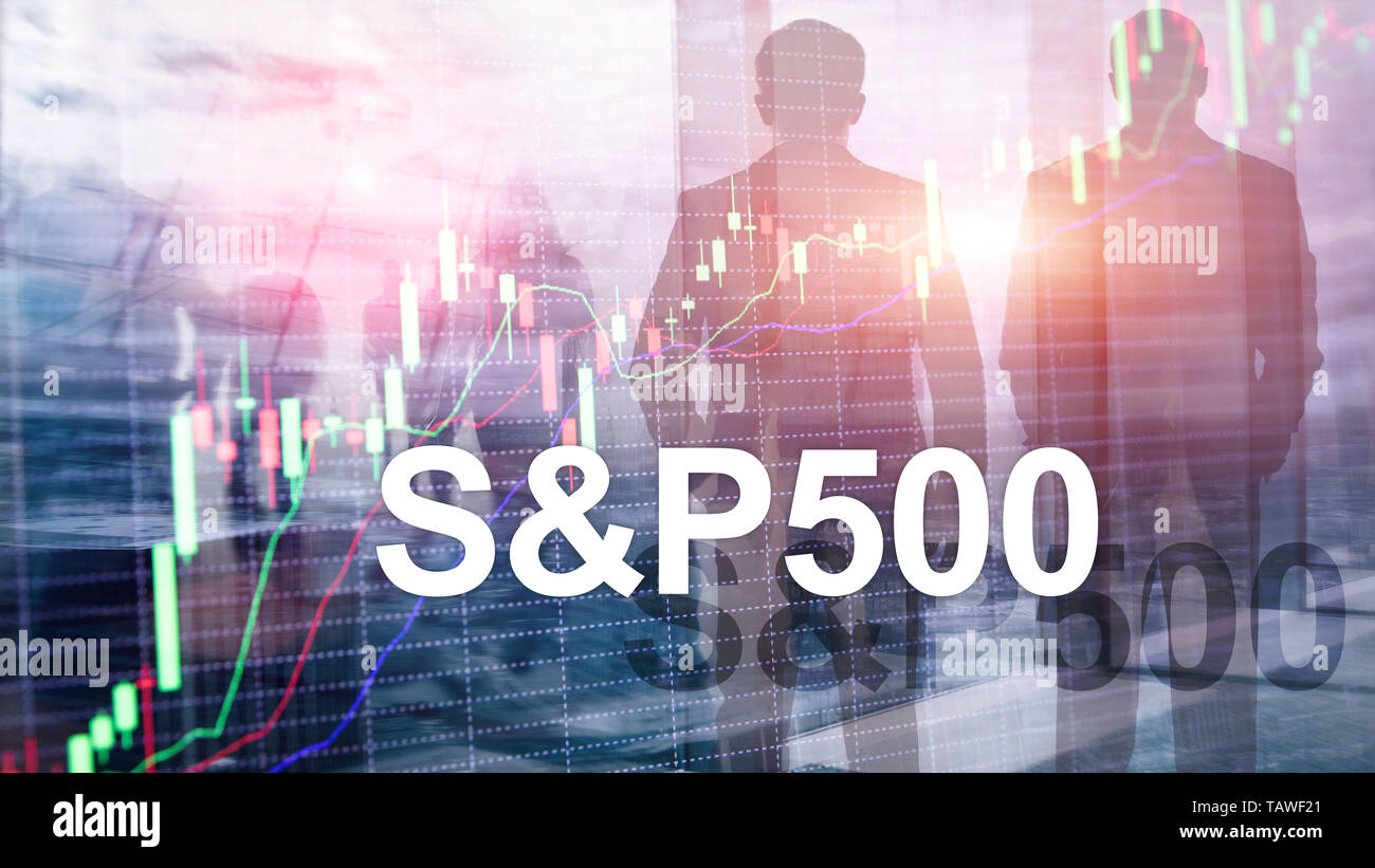 American Stock Market Index S P 500 - SPX. Financial Trading Business Konzept Stockfoto