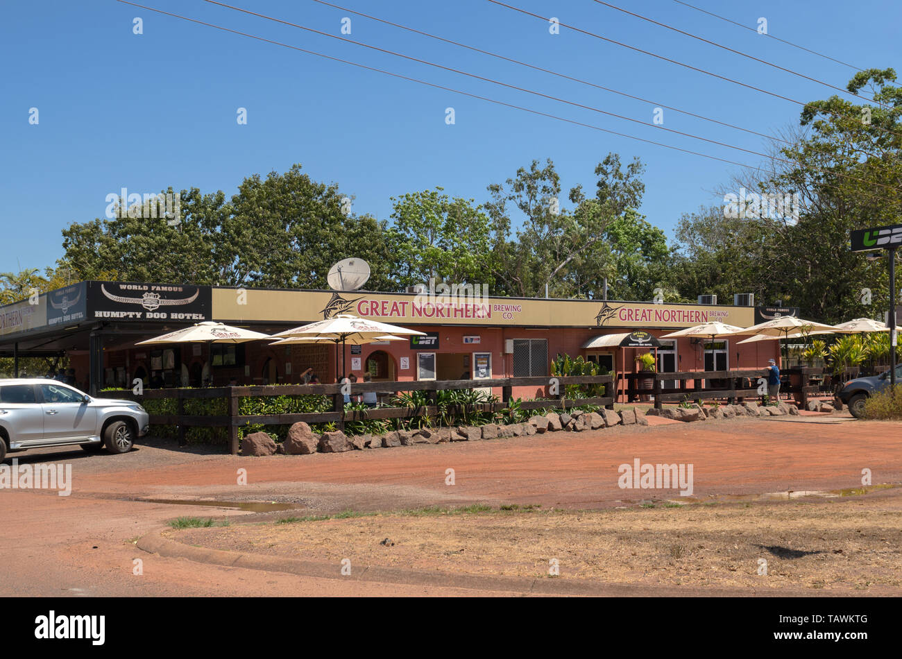 Humpty Doo Hotel im Outback, Northern Territory, Australien Stockfoto