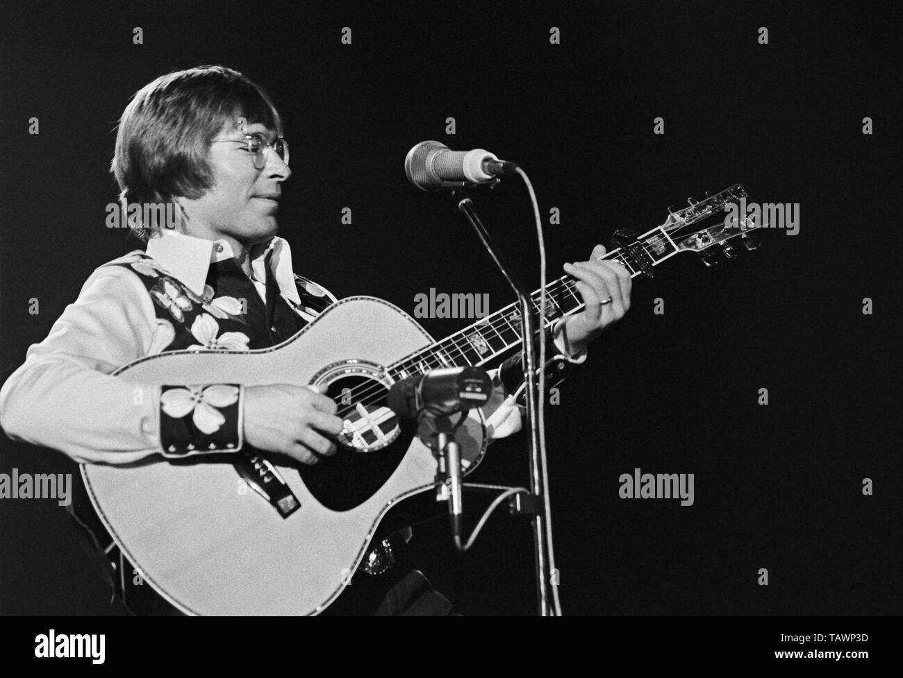 Jaap Eden Hall, Amsterdam, Niederlande, 1979, (Foto Gijsbert Hanekroot) *** Local Caption *** John Denver Stockfoto