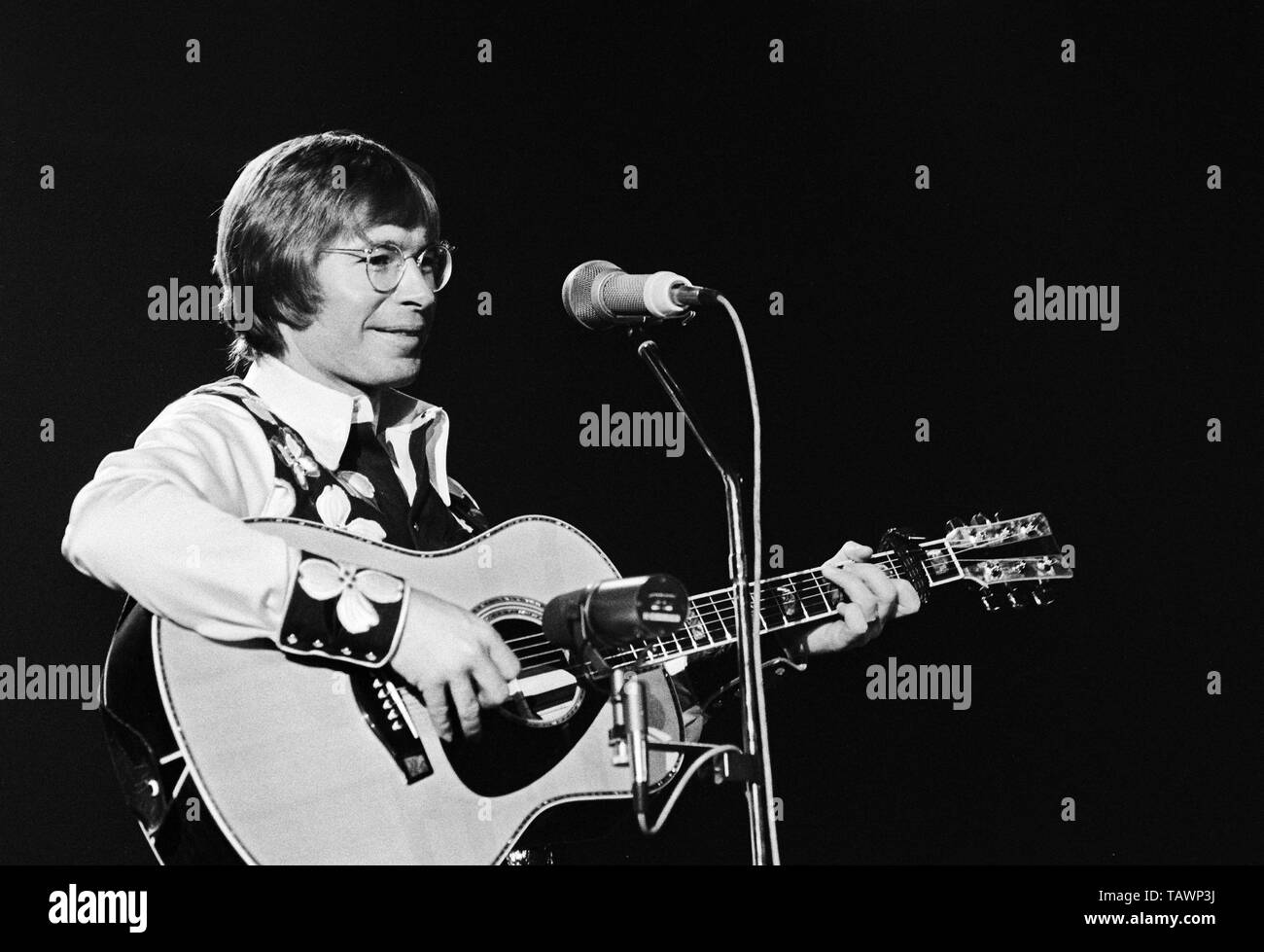 Jaap Eden Hall, Amsterdam, Niederlande, 1979, (Foto Gijsbert Hanekroot) *** Local Caption *** John Denver Stockfoto