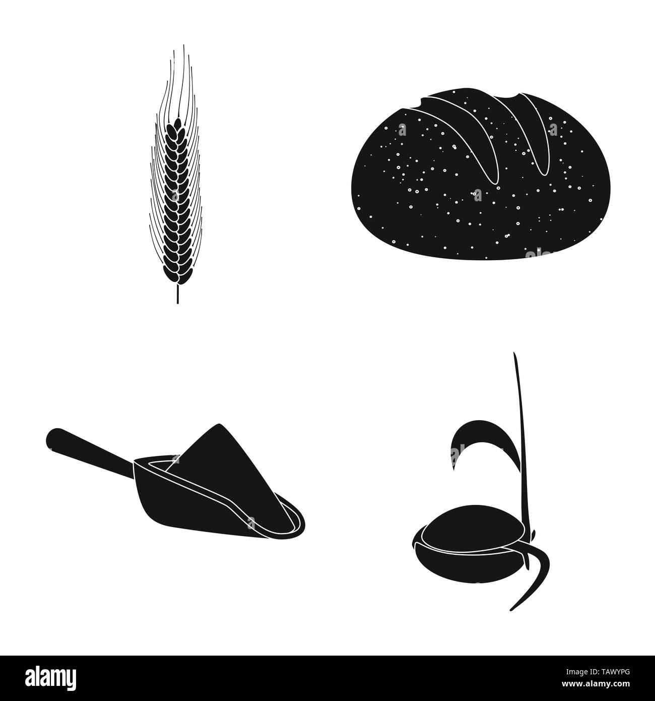 Brot, Mehl, Saatgut, Winter, Mahlzeit, Wachsen, Frühling, Schaufel, root, Spike, Essen, Sämling, Durum, Frühstück, Hafer, Stadien, Zuschneiden, Brötchen, Müsli, Keimen, Maisfeld, gesund, Keimung, Stroh, Laib, Löffel, Prozess, Wiese, Roggen, Weizen, Mais, Getreide, Ernte, Betrieb, Feld, Landwirtschaft, Landwirtschaft, Set, Vector, Icon, Illustration, isoliert, Sammlung, Design, Element, Grafik, Zeichen, Schwarz, einfachen Vektor Vektoren, Stock Vektor