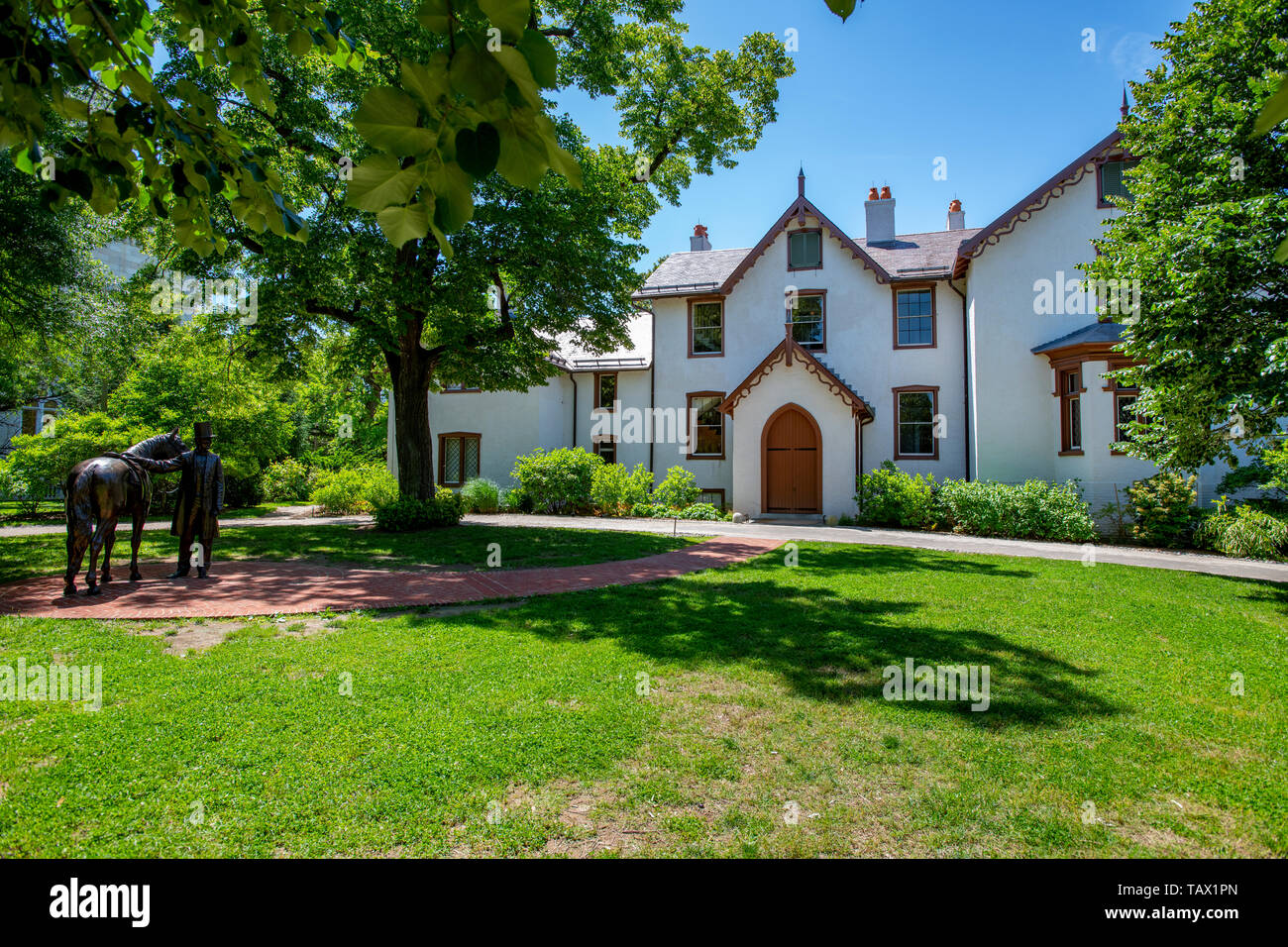 USA Washington DC Präsident Abraham Lincoln's Cottage auf Soldaten Home National Monument Stockfoto