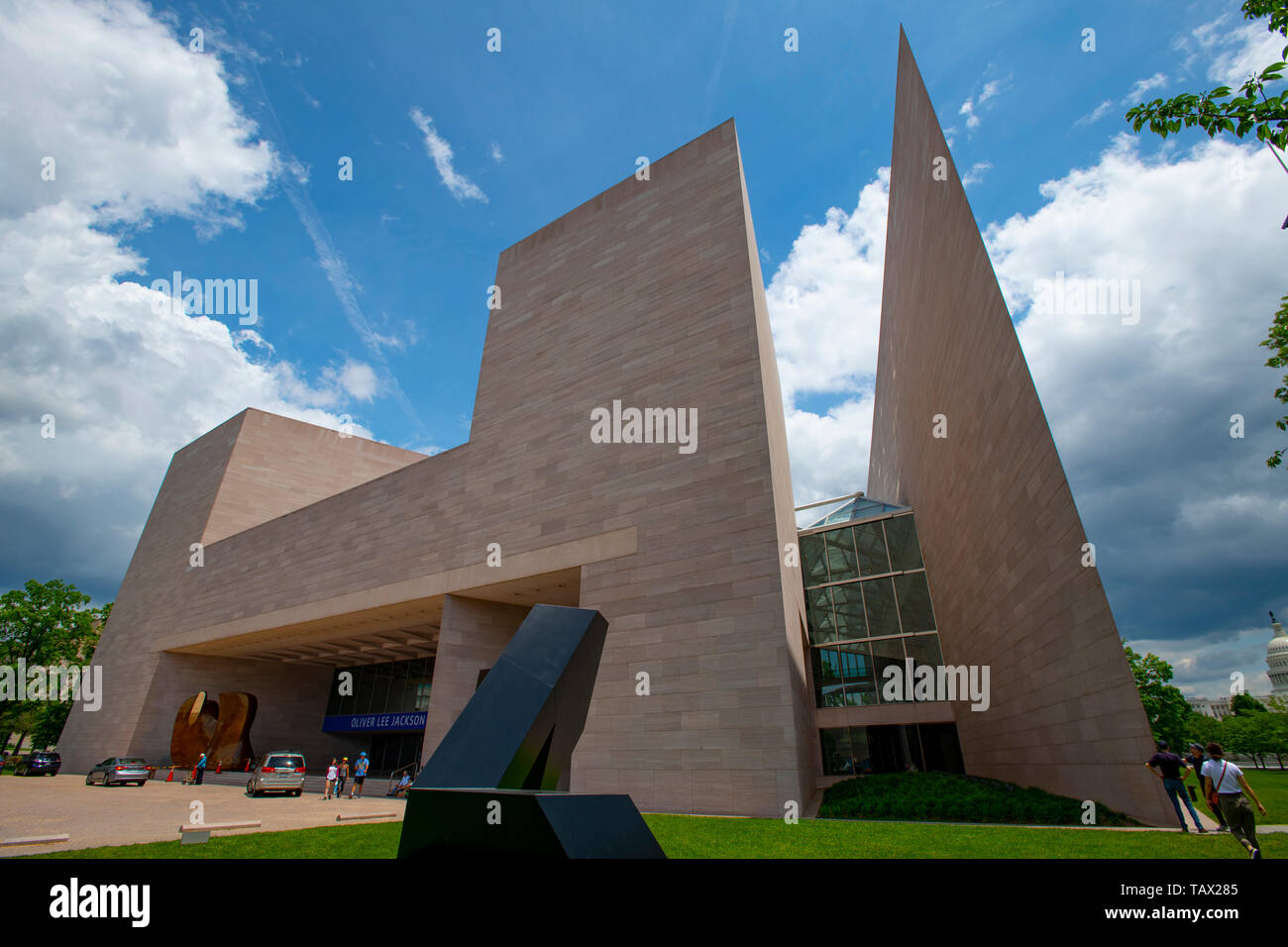 USA Washington DC National Gallery Kunst Ostflügel äußere ich M Pei design Stockfoto