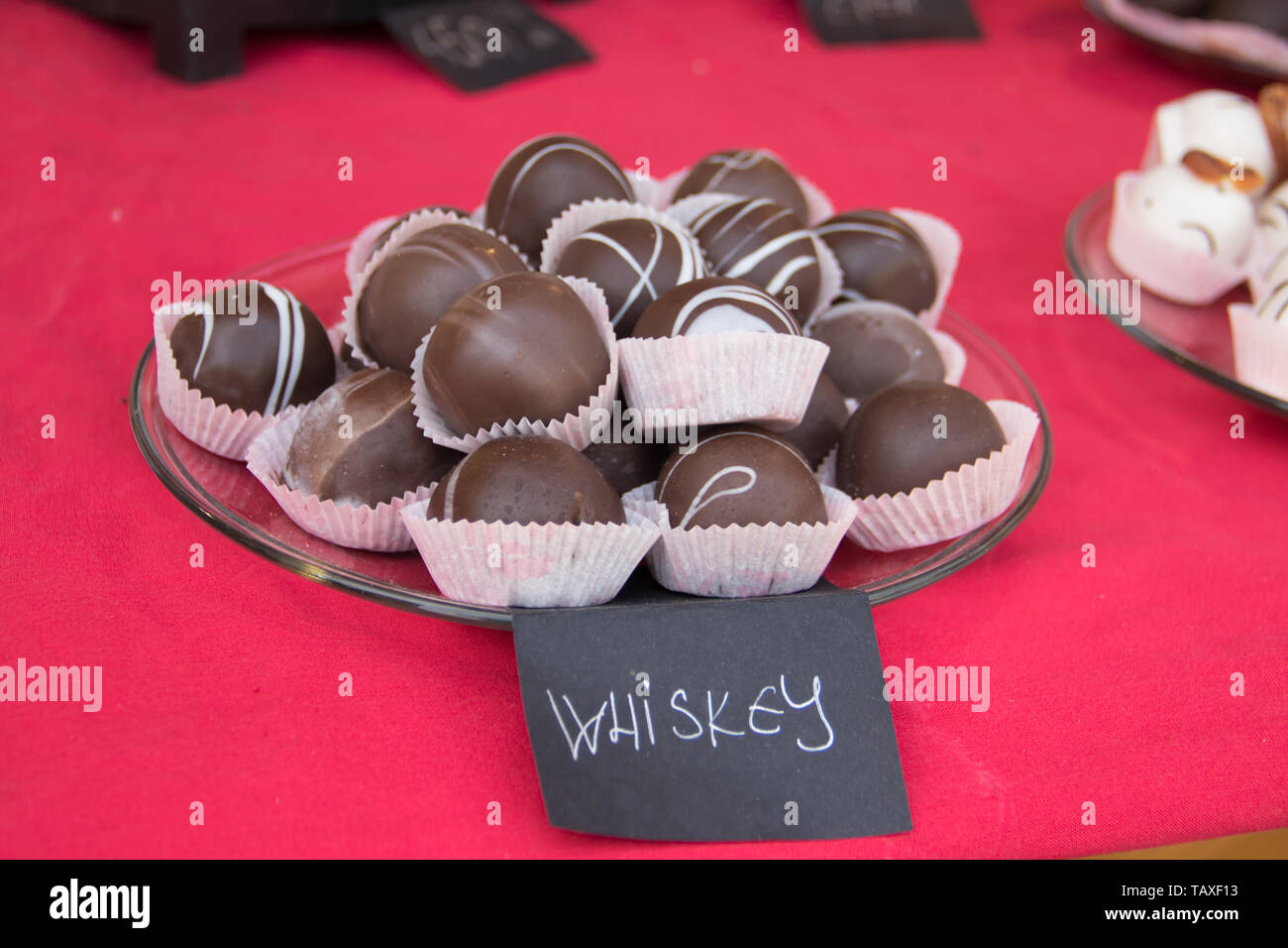 Feinste Sammlung von Ungarischen Plätzchen und Kuchen, auf den Straßen der Stadt Szeged, Ungarn Stockfoto