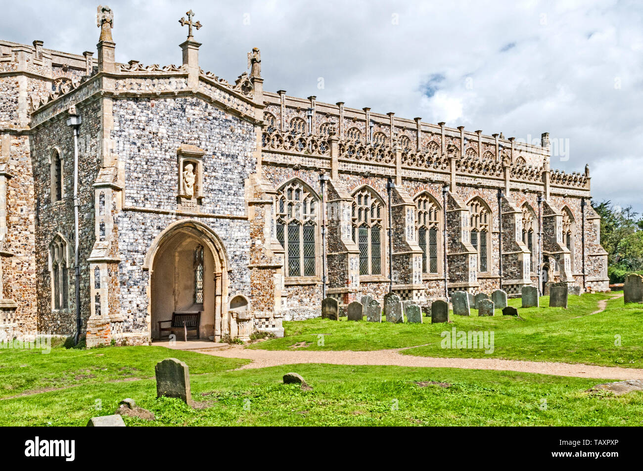 Holy Trinity Church in Blythburgh, Suffolk Stockfoto