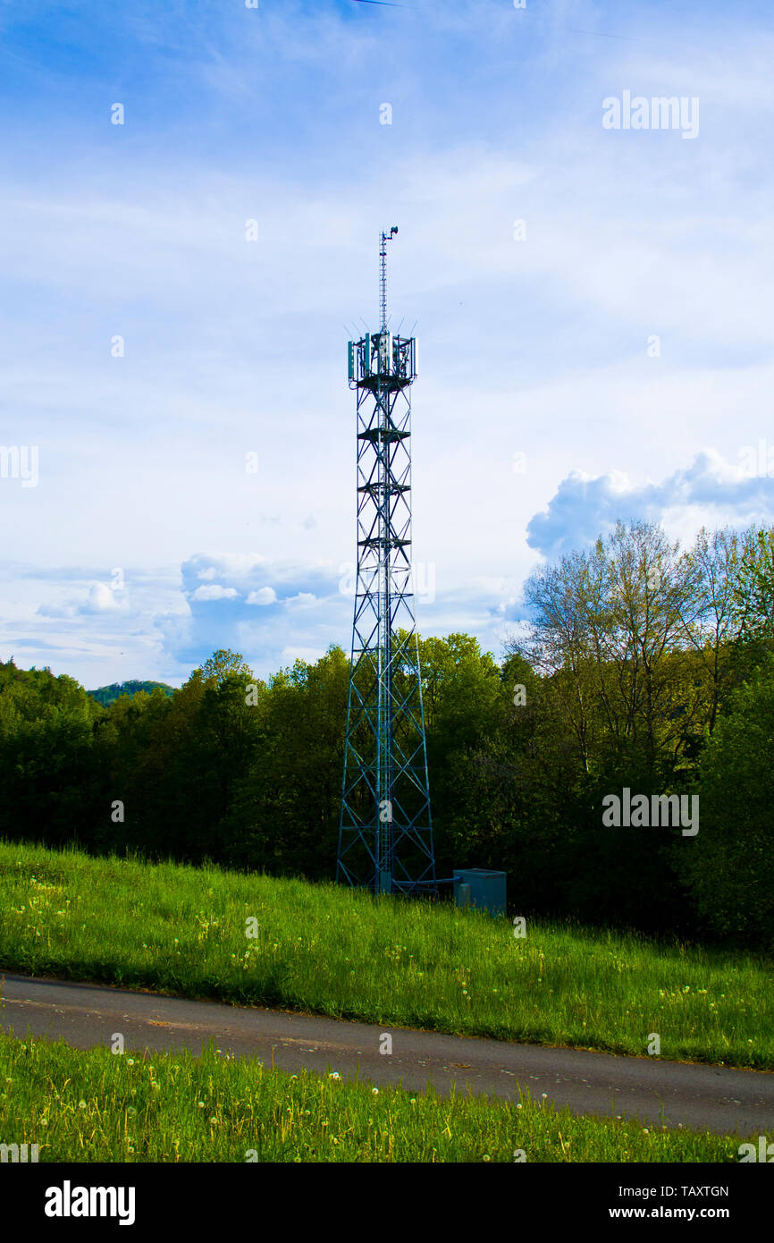 3G, 4G und 5GMobilfunk. Basisstation oder Base Transceiver Station