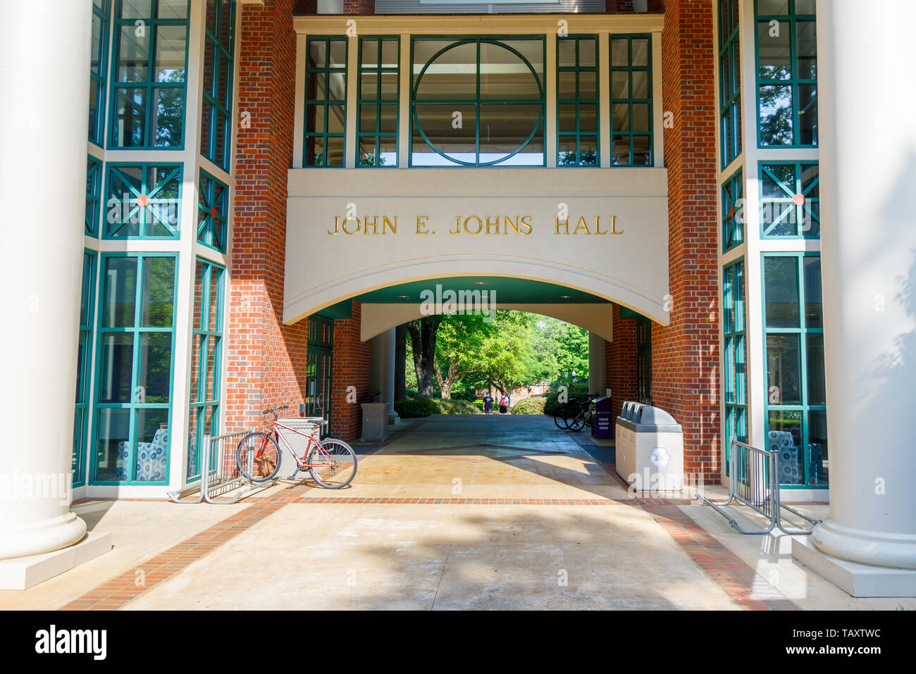 GREENVILLE, SC, USA - Mai 2: Johns Halle an der Furman University am 2. Mai 2019 in Greenville, South Carolina. Stockfoto