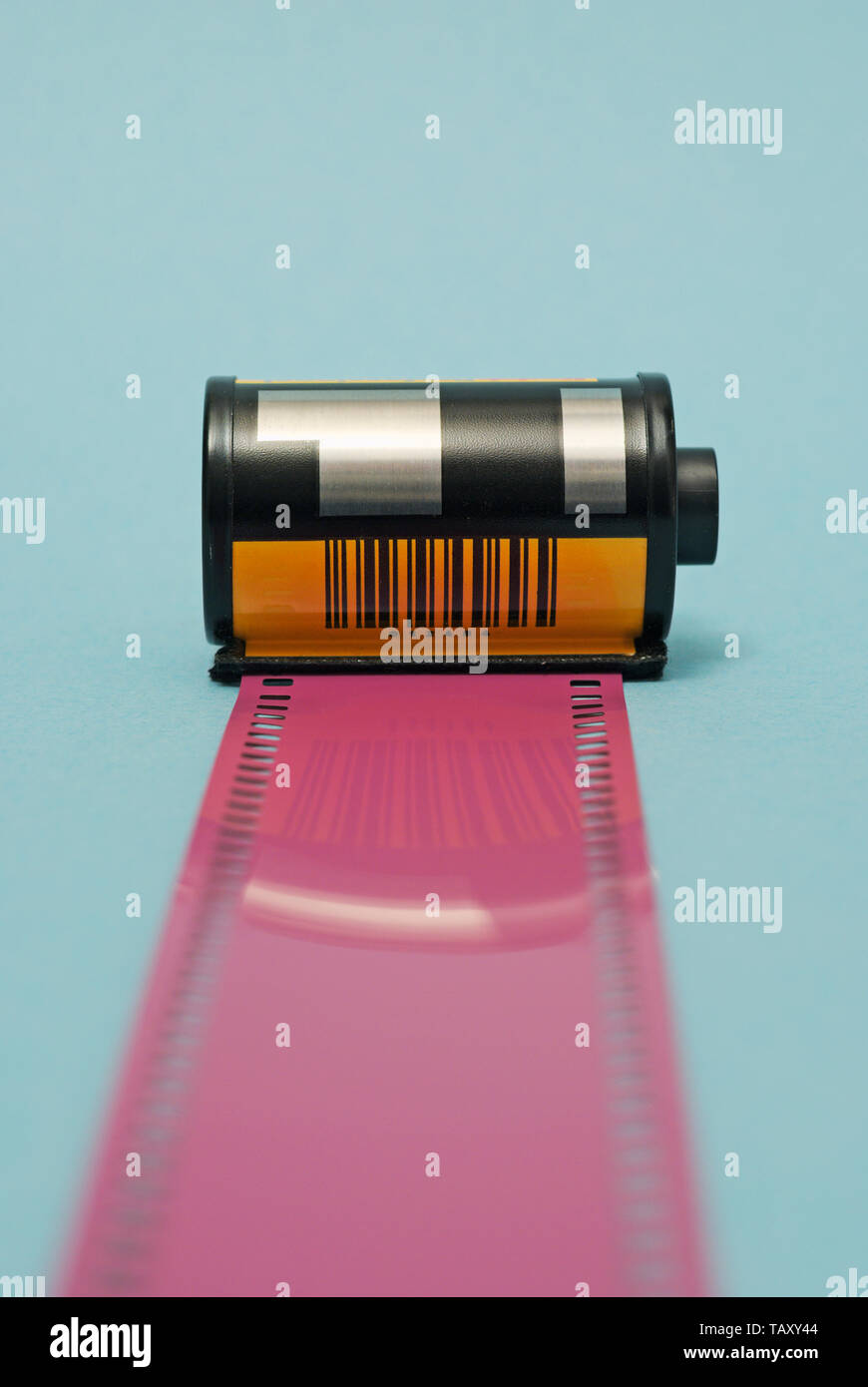 Eine negative Film Roll Stockfoto Eine negative Film Roll Stockfoto