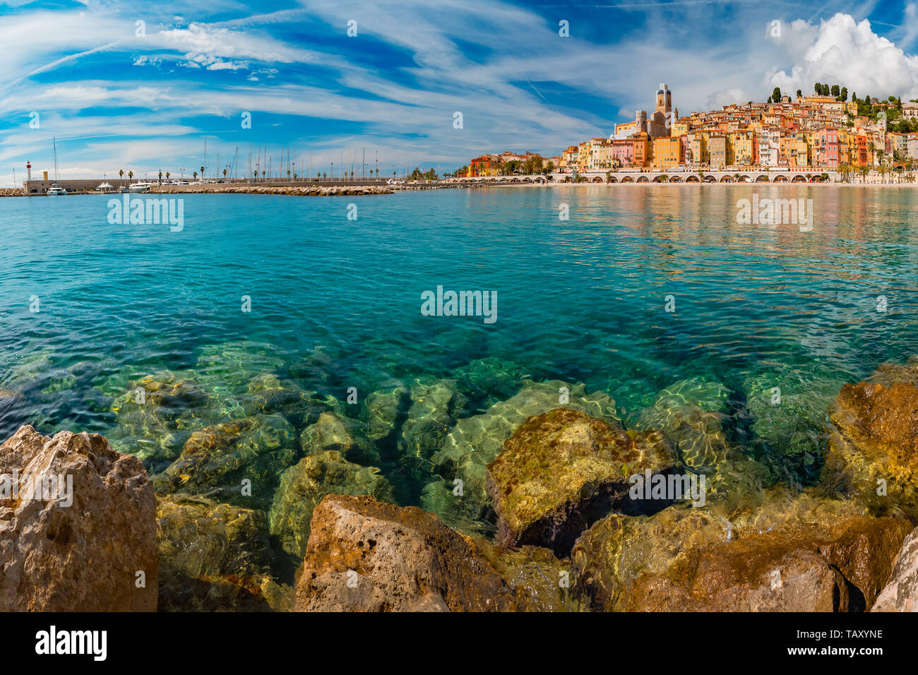 Menton, Côte d ' Azur, Frankreich Stockfoto