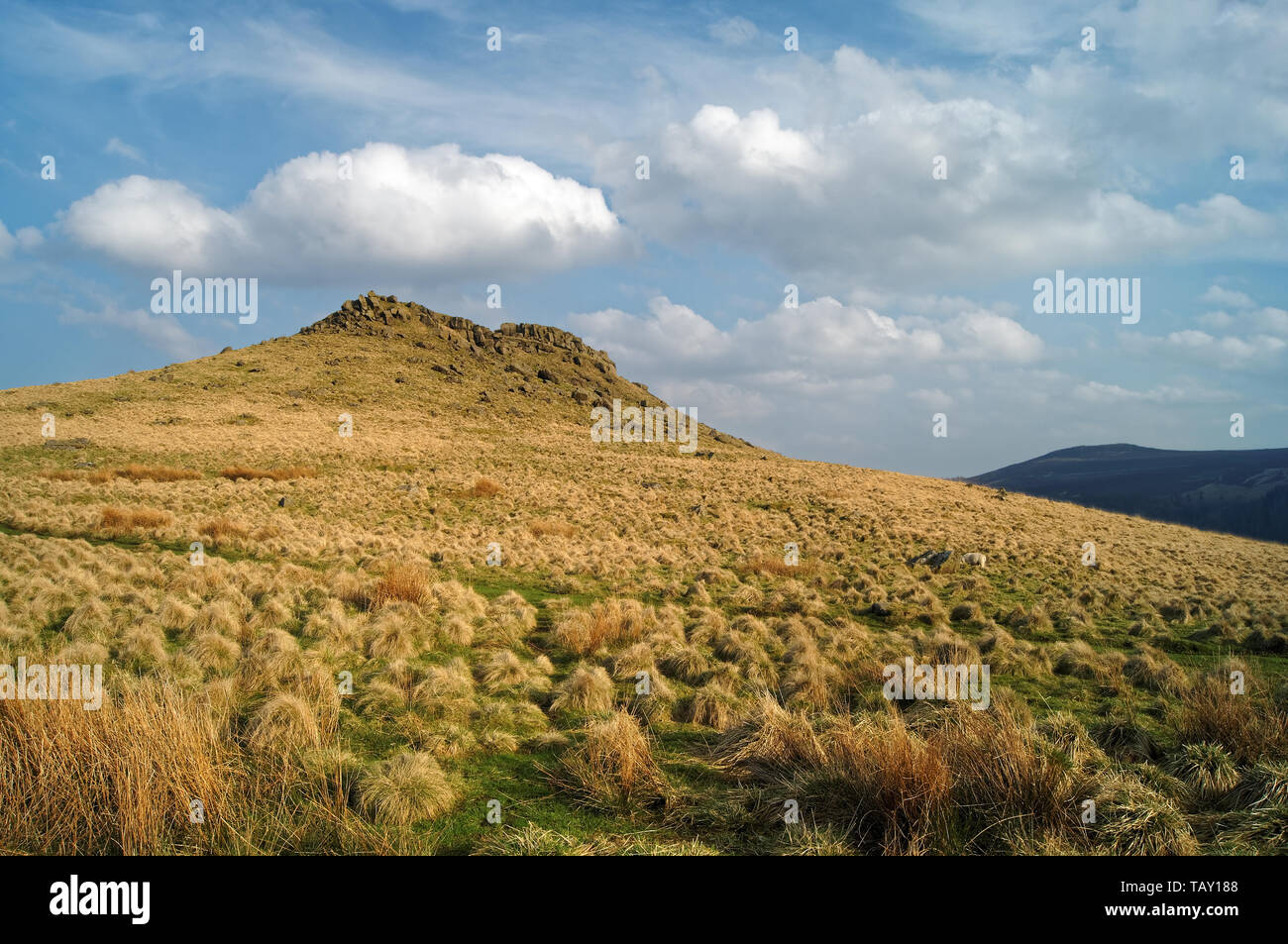 Großbritannien, Derbyshire, Peak District, Crook Hill. Stockfoto