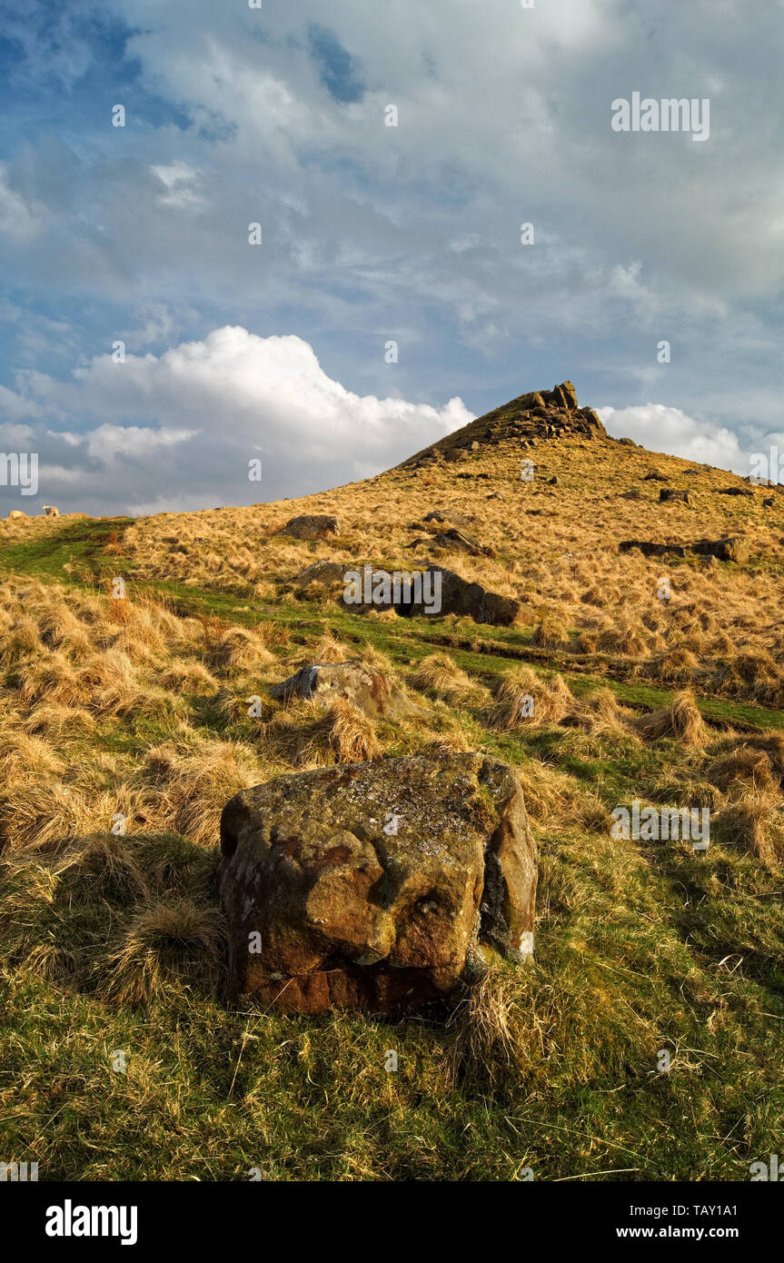 Großbritannien, Derbyshire, Peak District, Crook Hill. Stockfoto