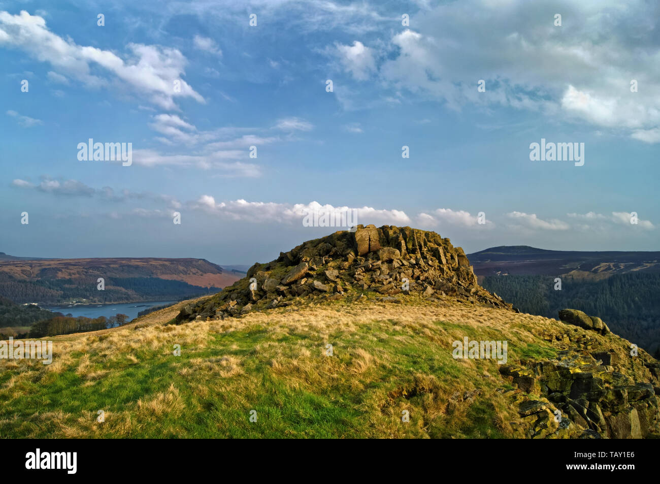 Großbritannien, Derbyshire, Peak District, Crook Hill Stockfoto