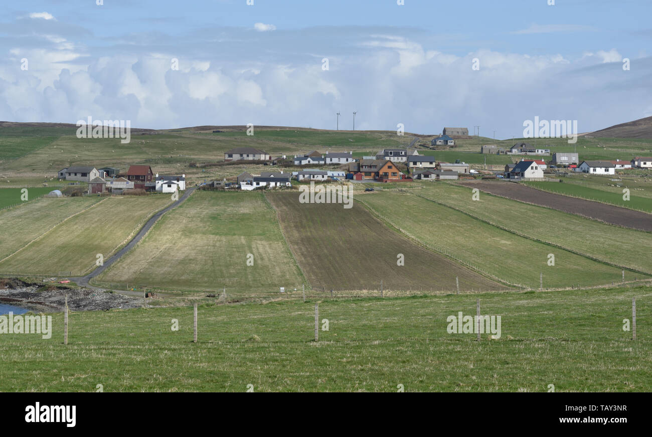 Irland, in der Nähe von Bigton, Shetlandinseln, Schottland, UK Stockfoto