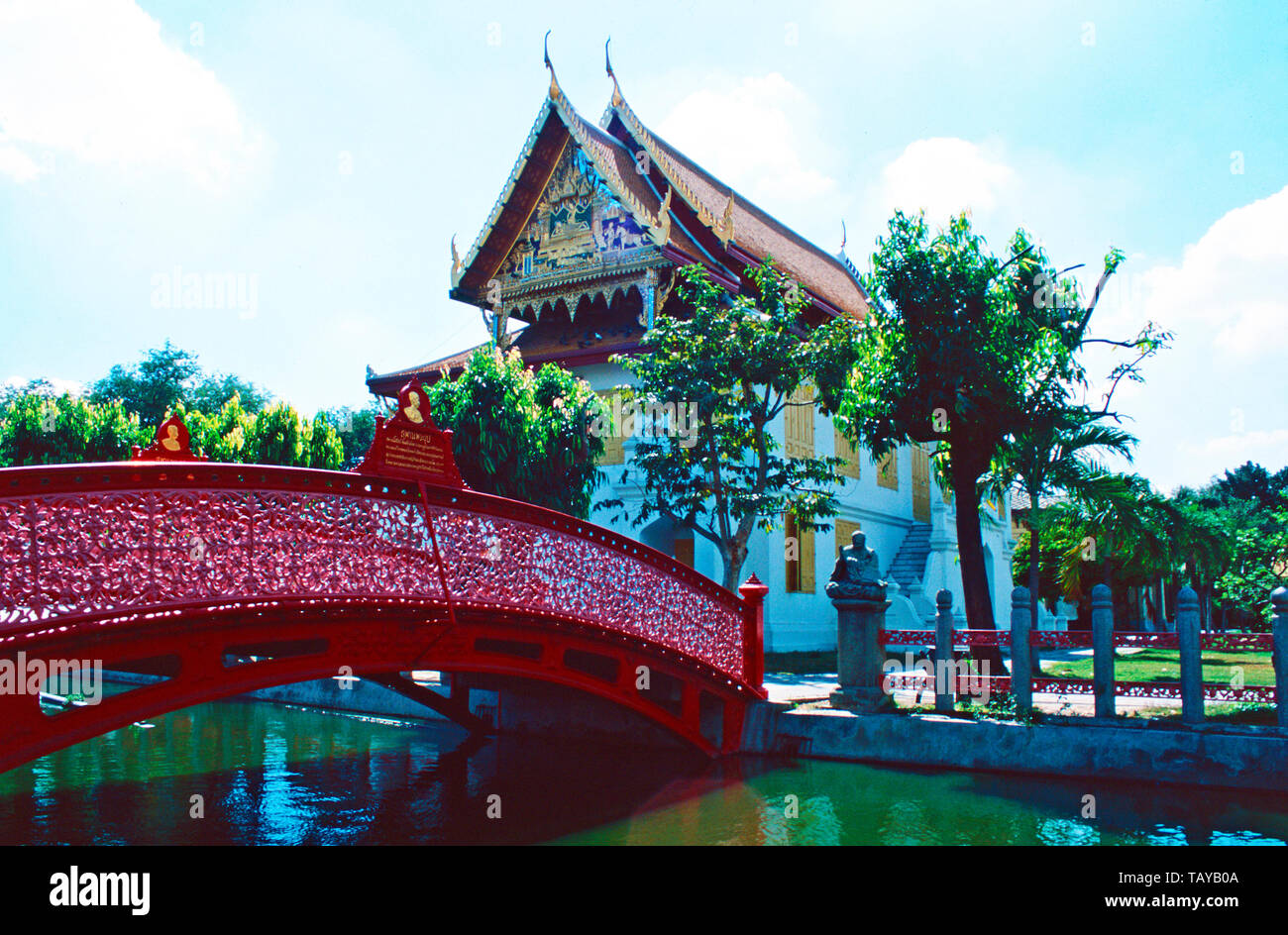 Mönche Viertel, Marmor Tempel, Bangkok, Thailand Stockfoto