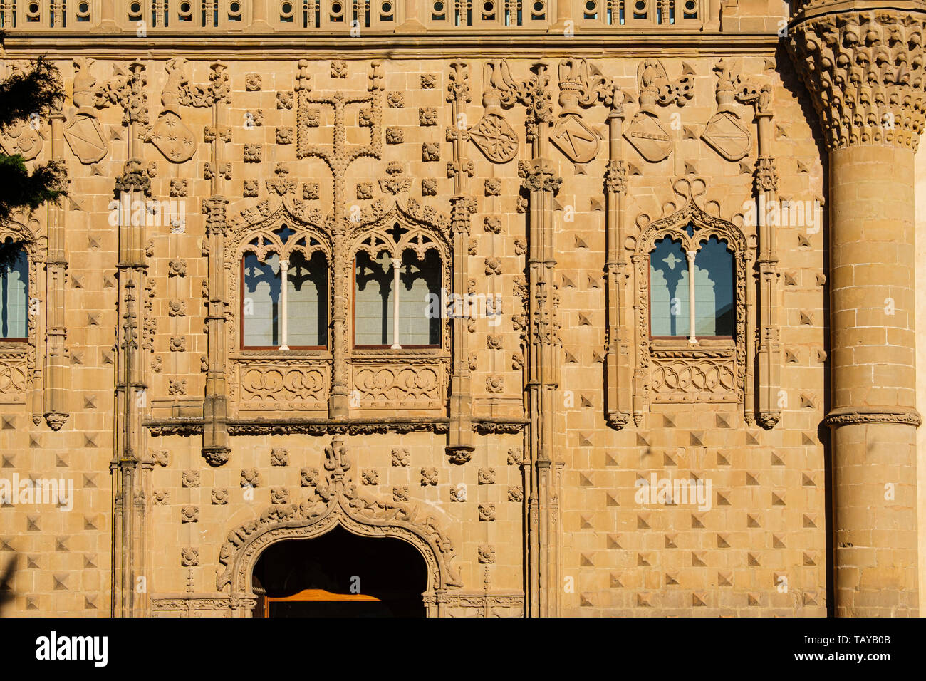Jabalquinto Palace, Antonio Machado Andalusischen an der Internationalen Universität. Baeza, Provinz Jaén. südlichen Andalusien. Spanien Europa Stockfoto