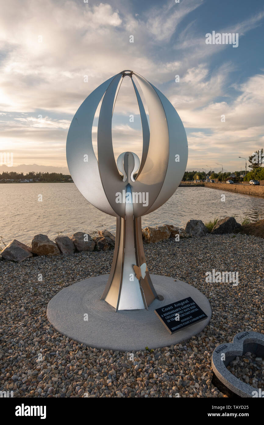 "Cuan Aingeal' oder Engel Hafen in Ardcavan, gegenüber dem Riverbank House Hotel in Wexford, Irland. Stockfoto
