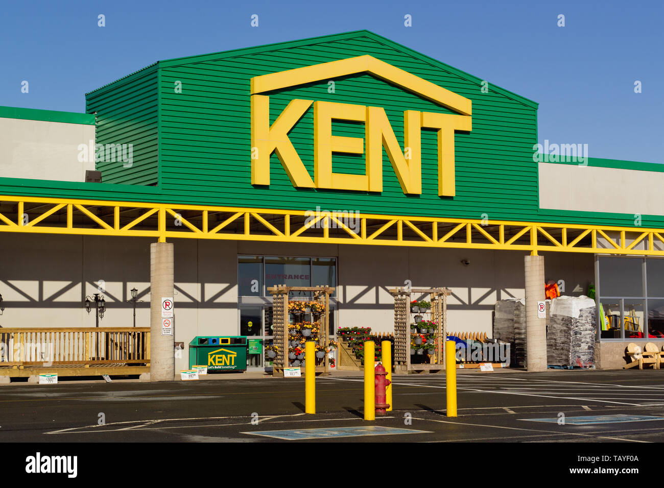 Truro, Kanada - 28. Mai 2019: Kent Gebäude liefert. Kent Building Supplies ist ein Hauptverbesserung Einzelhändler mit Steckdosen in der kanadischen Provin Stockfoto