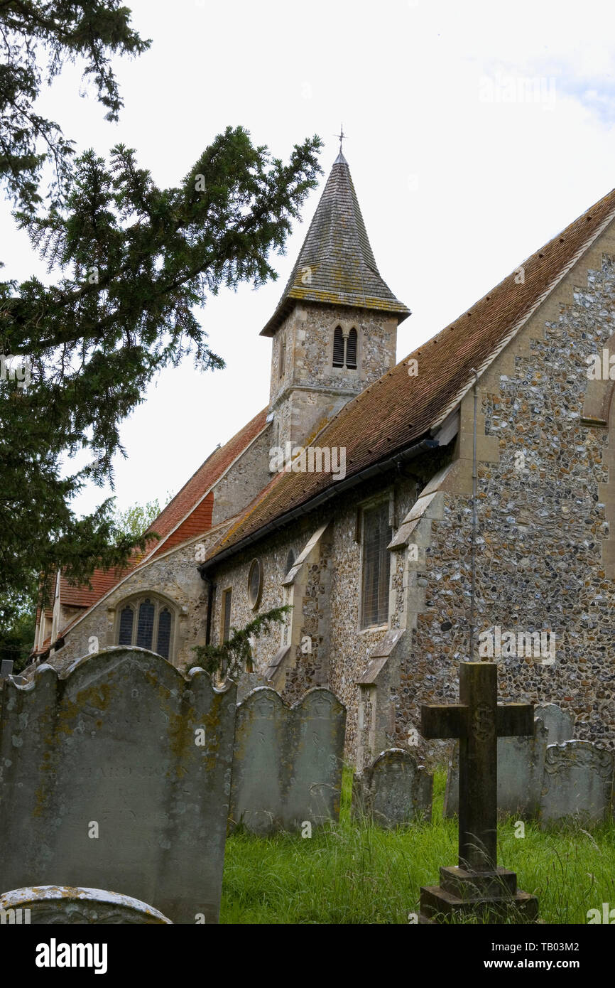 Kirche St. Thomas à Becket, Warblington, Hampshire Stockfoto