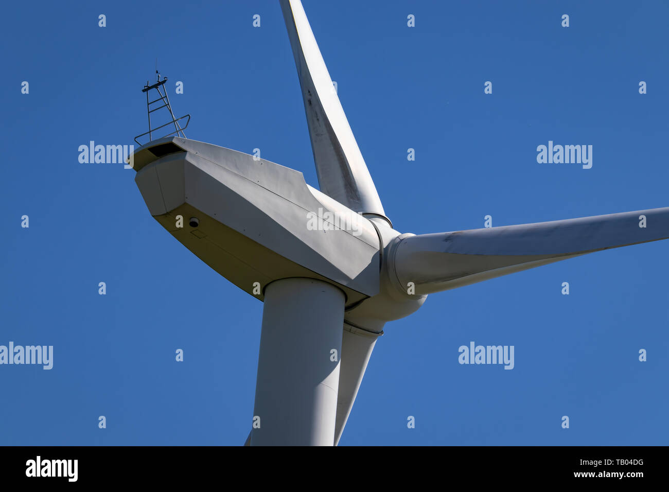 Carsington Windpark Turbinen und malerischer Aussicht liegt nördlich von carsington in Derbyshire, England.DE Stockfoto