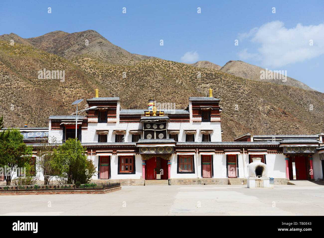 Labrang Monastery in Xiahe, China. Stockfoto