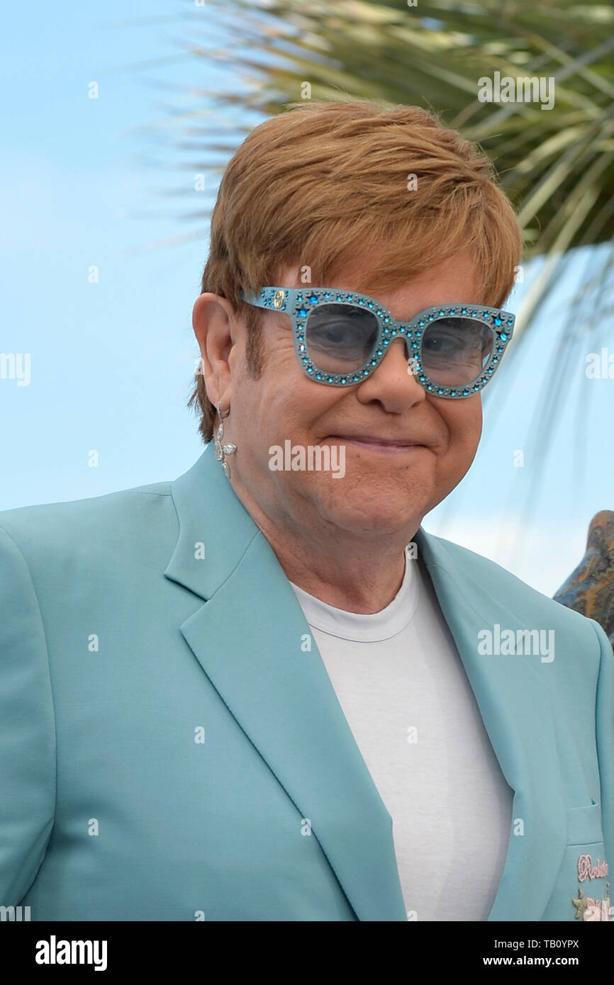 72Nd Ausgabe des Cannes Film Festival: Fotoshooting für den Film Rocketman mit Elton John am 16. Mai 2019 Stockfoto