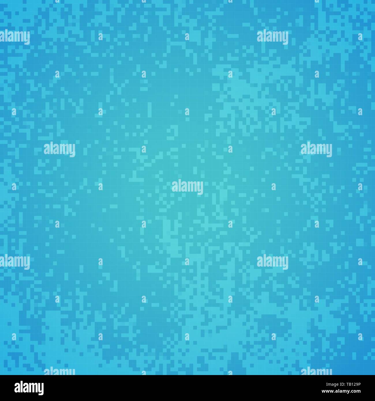 Pixel Art Hintergrund. Vector Illustration. Abstrakte Muster mit quadratischen Pixeln. Mosaik Hintergrund Stock Vektor
