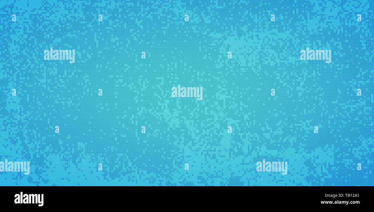 Pixel Art Hintergrund. Vector Illustration. Abstrakte Muster mit quadratischen Pixeln. Mosaik Hintergrund Stock Vektor