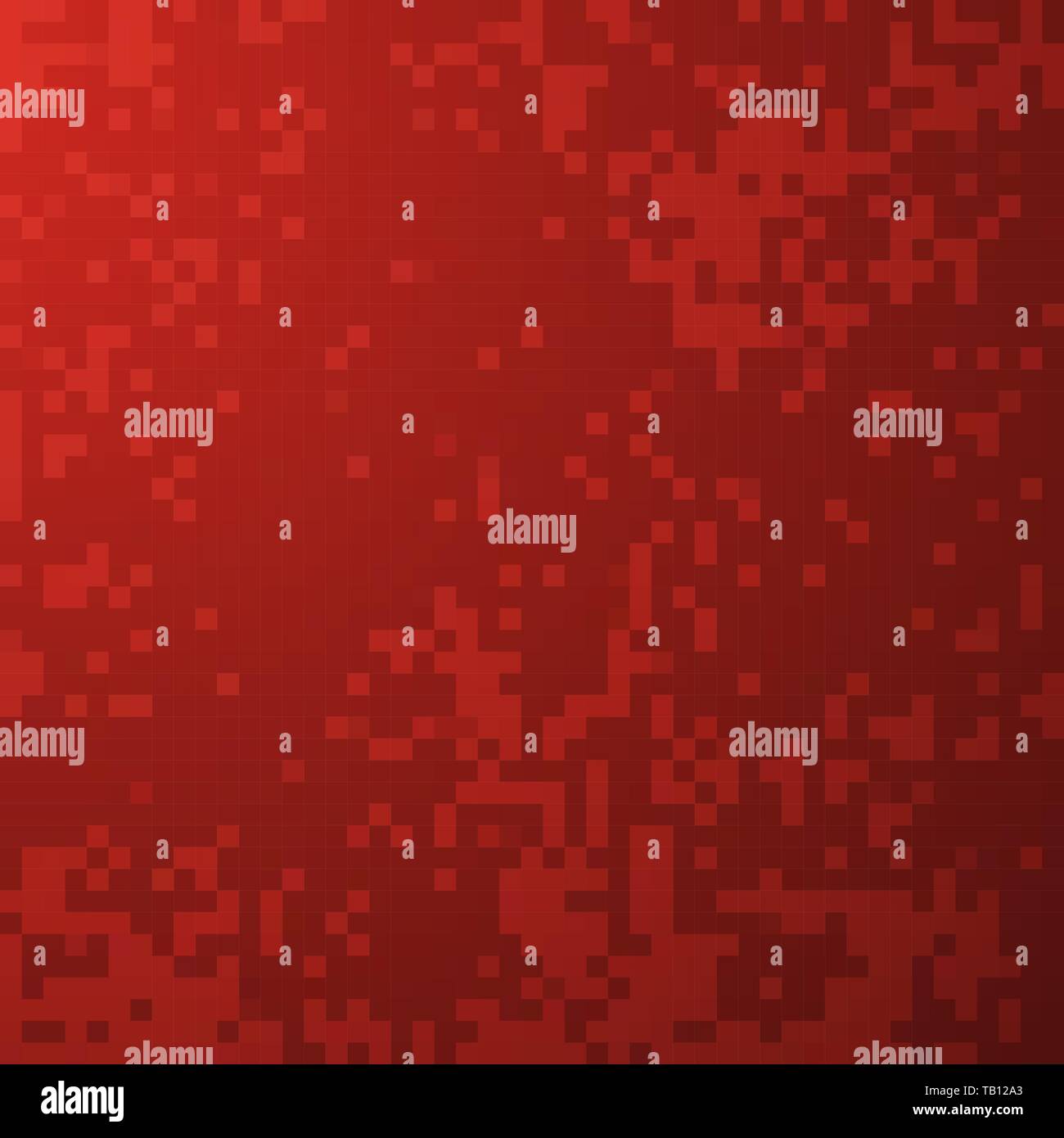 Pixel Art Hintergrund. Vector Illustration. Abstrakte Muster mit quadratischen Pixeln. Mosaik Hintergrund Stock Vektor