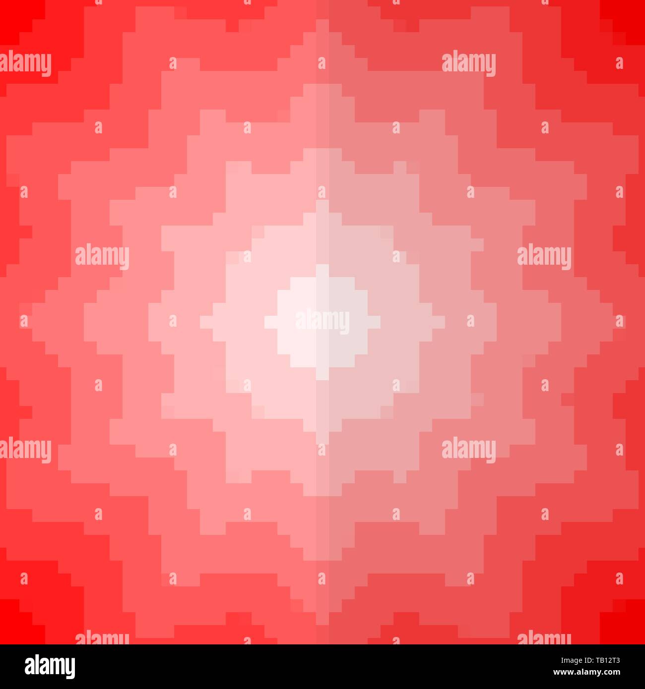 Pixel Art Hintergrund. Vector Illustration. Abstrakte Muster mit quadratischen Pixeln. Mosaik Hintergrund Stock Vektor