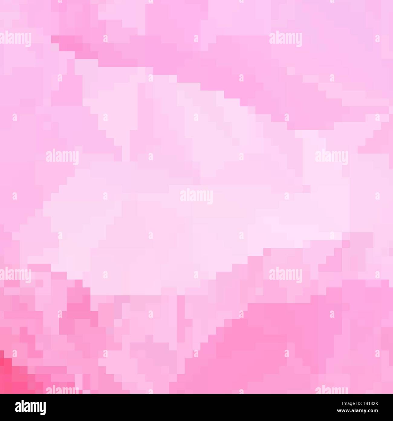 Pixel Art Hintergrund. Vector Illustration. Abstrakte Muster mit quadratischen Pixeln. Mosaik Hintergrund Stock Vektor