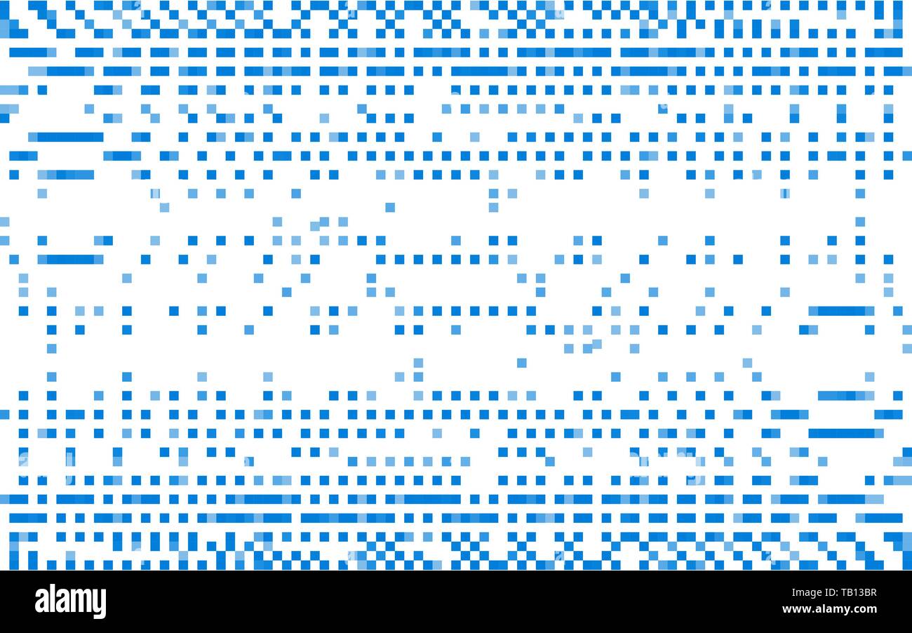 Pixel Art Hintergrund. Vector Illustration. Abstrakte Muster mit quadratischen Pixeln. Mosaik Hintergrund Stock Vektor