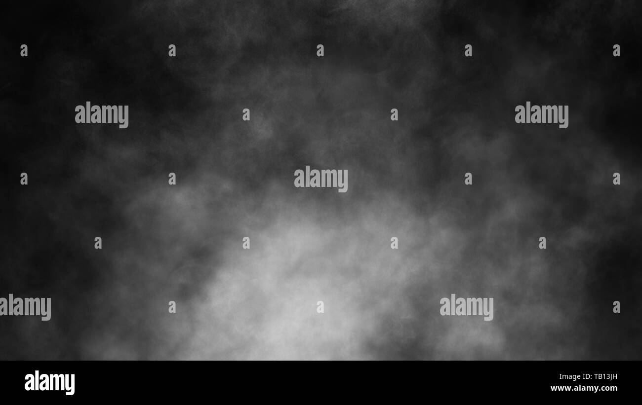 Abstrakte Rauch, Dampf bewegt sich auf einem schwarzen Hintergrund. Das Konzept der Aromatherapie Stockfoto