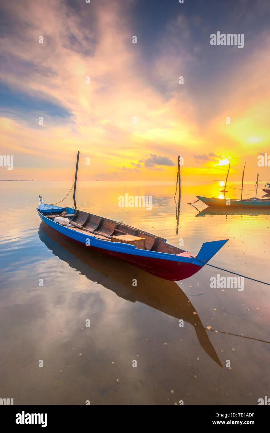 Ein schöner Morgen bei Sonnenaufgang Stockfoto