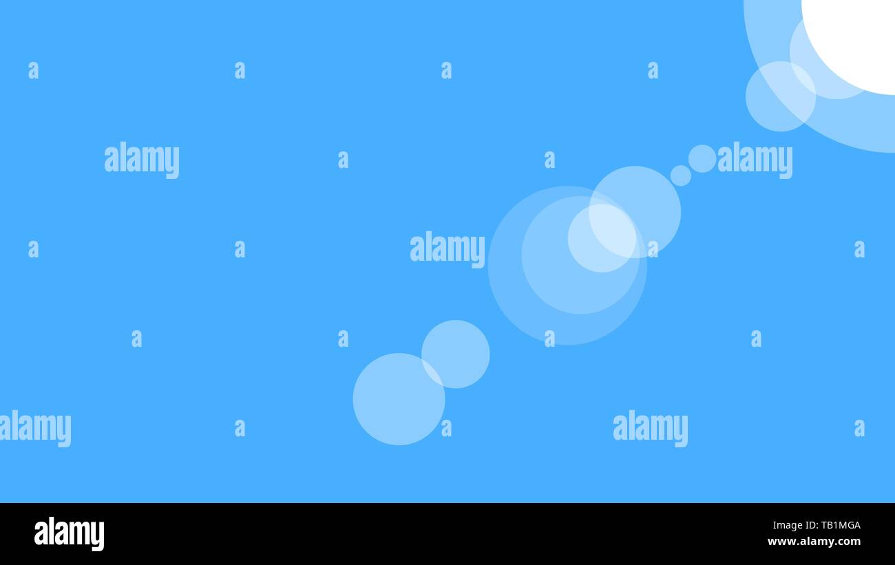 Sonniges Wetter zeichen Symbol auf blauem Hintergrund Stock Vektor