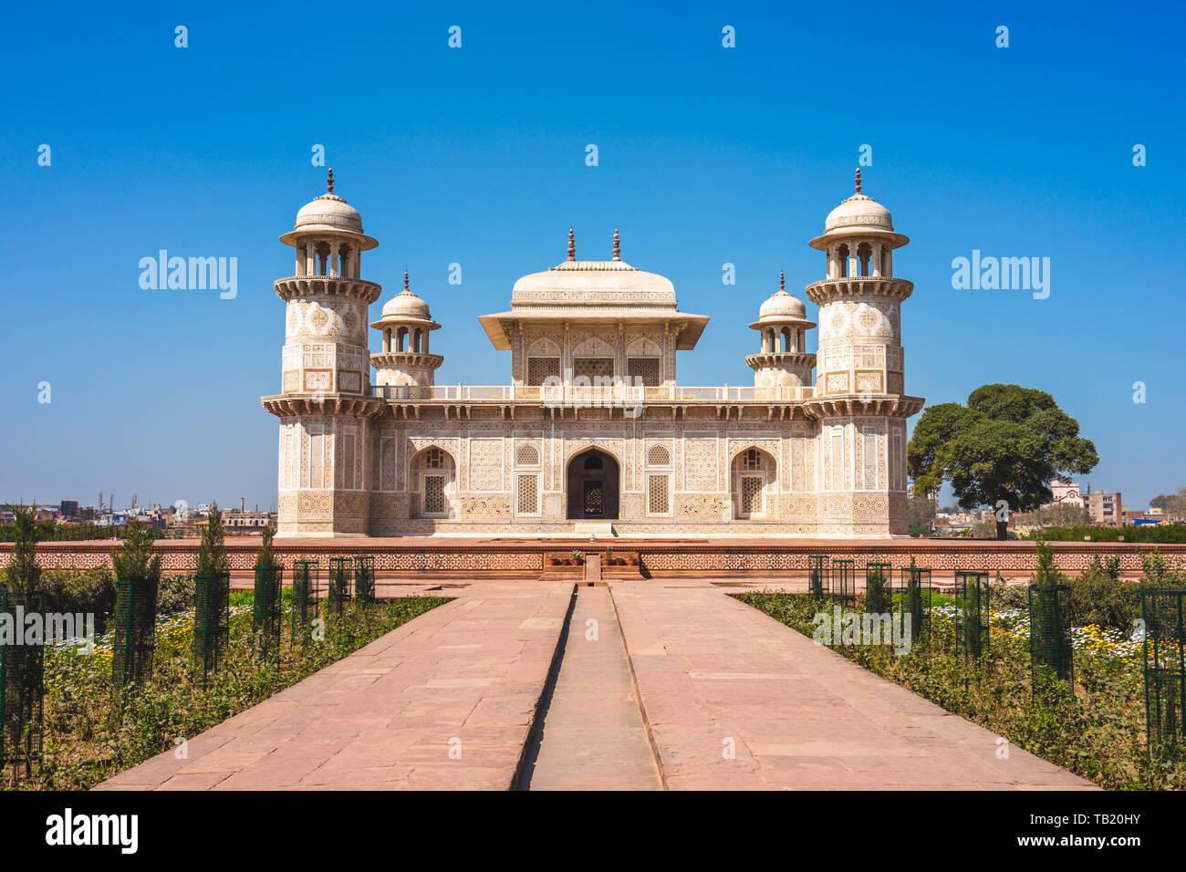Grabmal des I'Timad ud-Daulah, Baby Taj in Agra, Indien Stockfoto