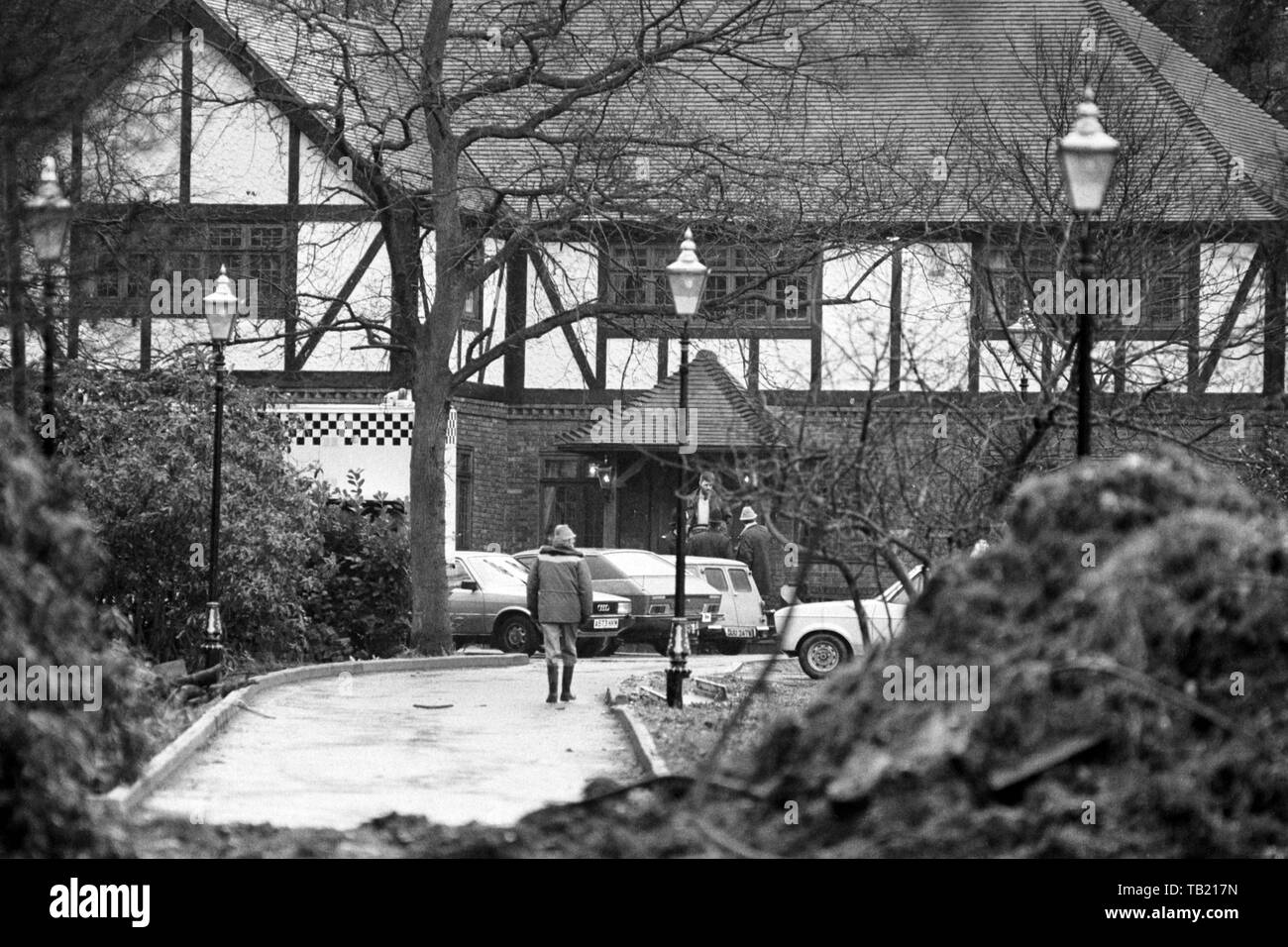 Das Kent home von builder Kenneth Noye, die abgesperrt worden ist - weg von der Polizei nach dem Tod von DC John Fordham geglaubt erstochen worden, wenn er die im Edwardianischen Stil Haus besucht. Stockfoto