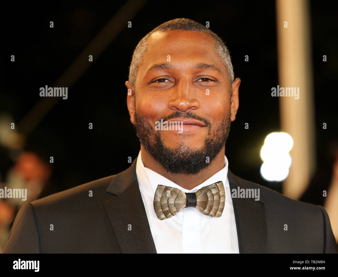 CANNES, Frankreich - 16. Mai: Französisch und ehemalige NBA Basketball player Boris Diaw besucht das Screening von 'Sorry' wir Sie während der 72Nd Cannes Film verpasst Stockfoto