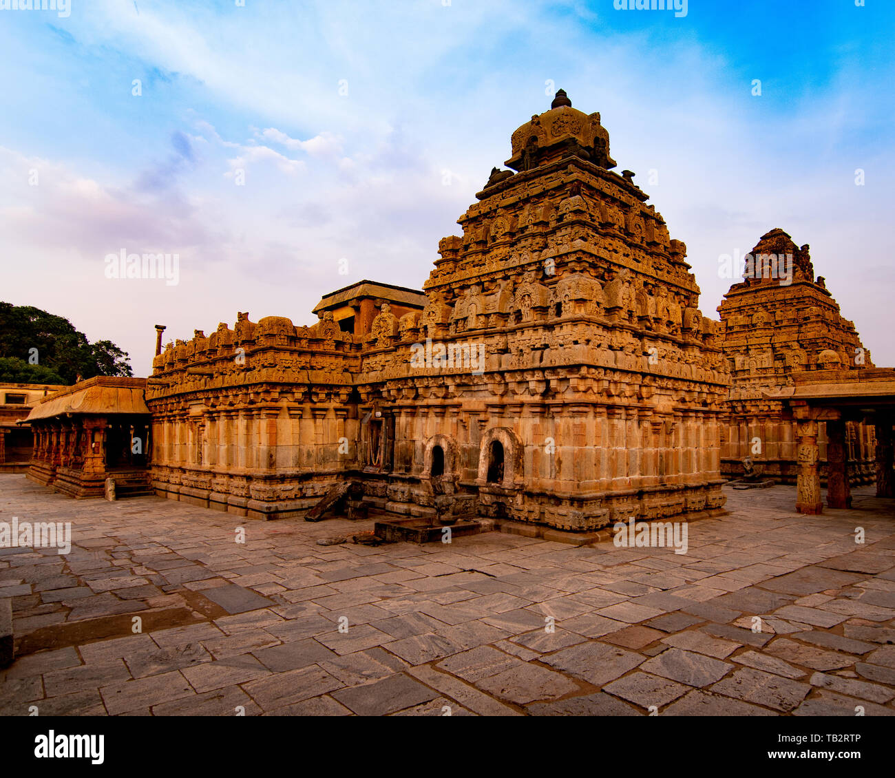 Bhoga Nandeeshwara Tempel, Karnataka Stockfoto