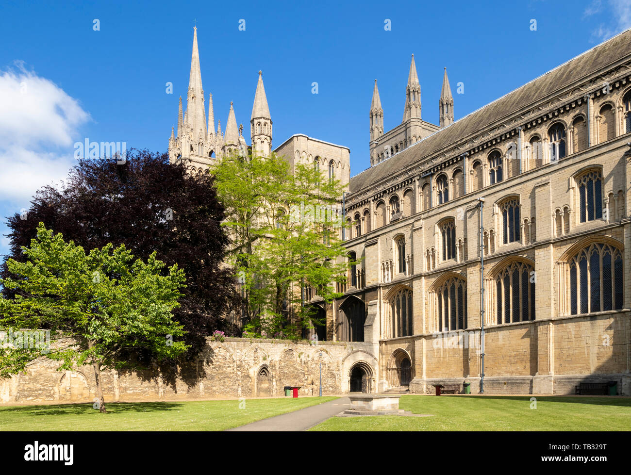 Medeival Klöster in der Nähe der Kathedrale von Peterborough Peterborough Cambridgeshire England uk gb Europa Stockfoto