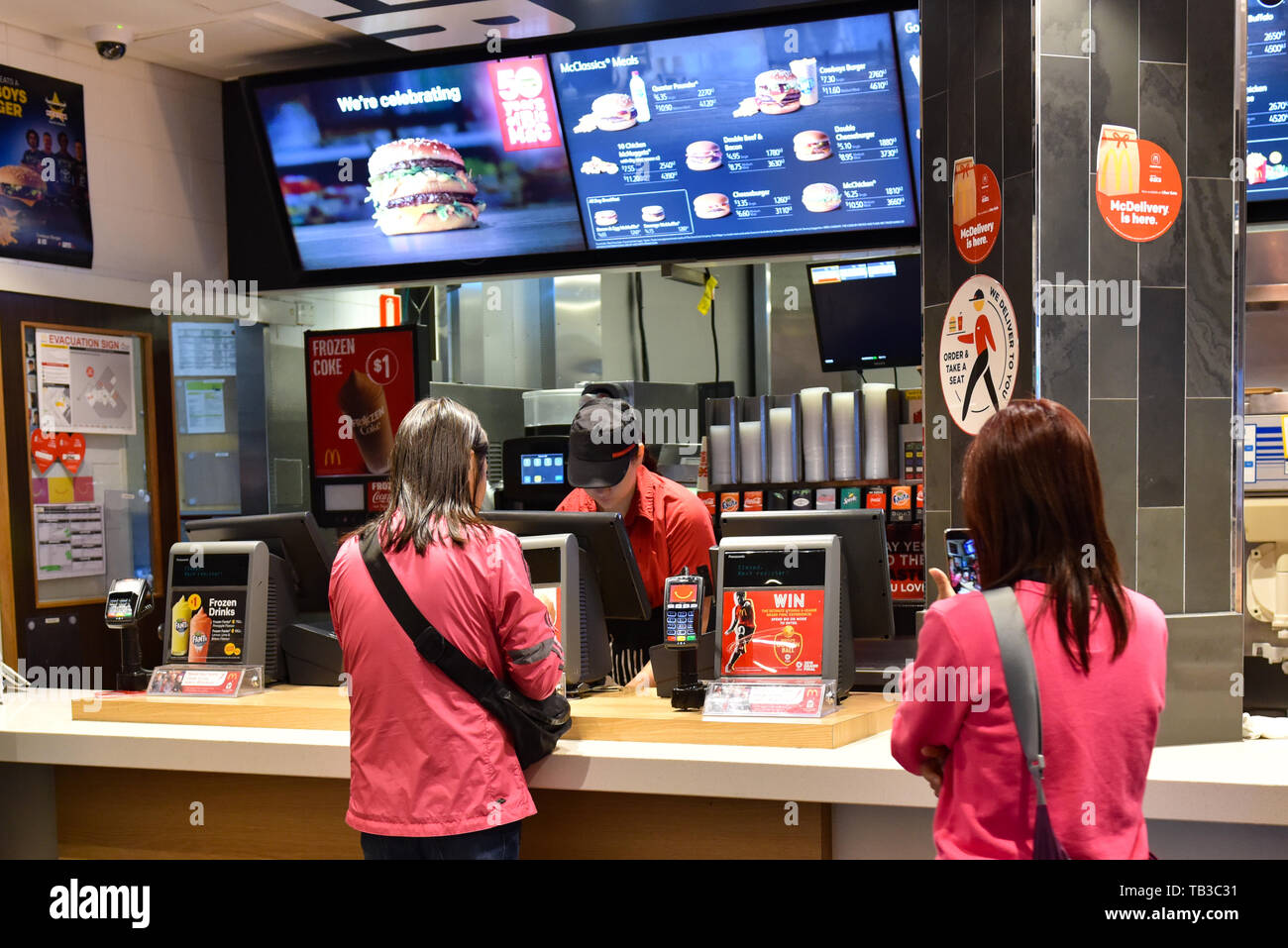 McDonald's Restaurant in Cairns Australien Stockfoto