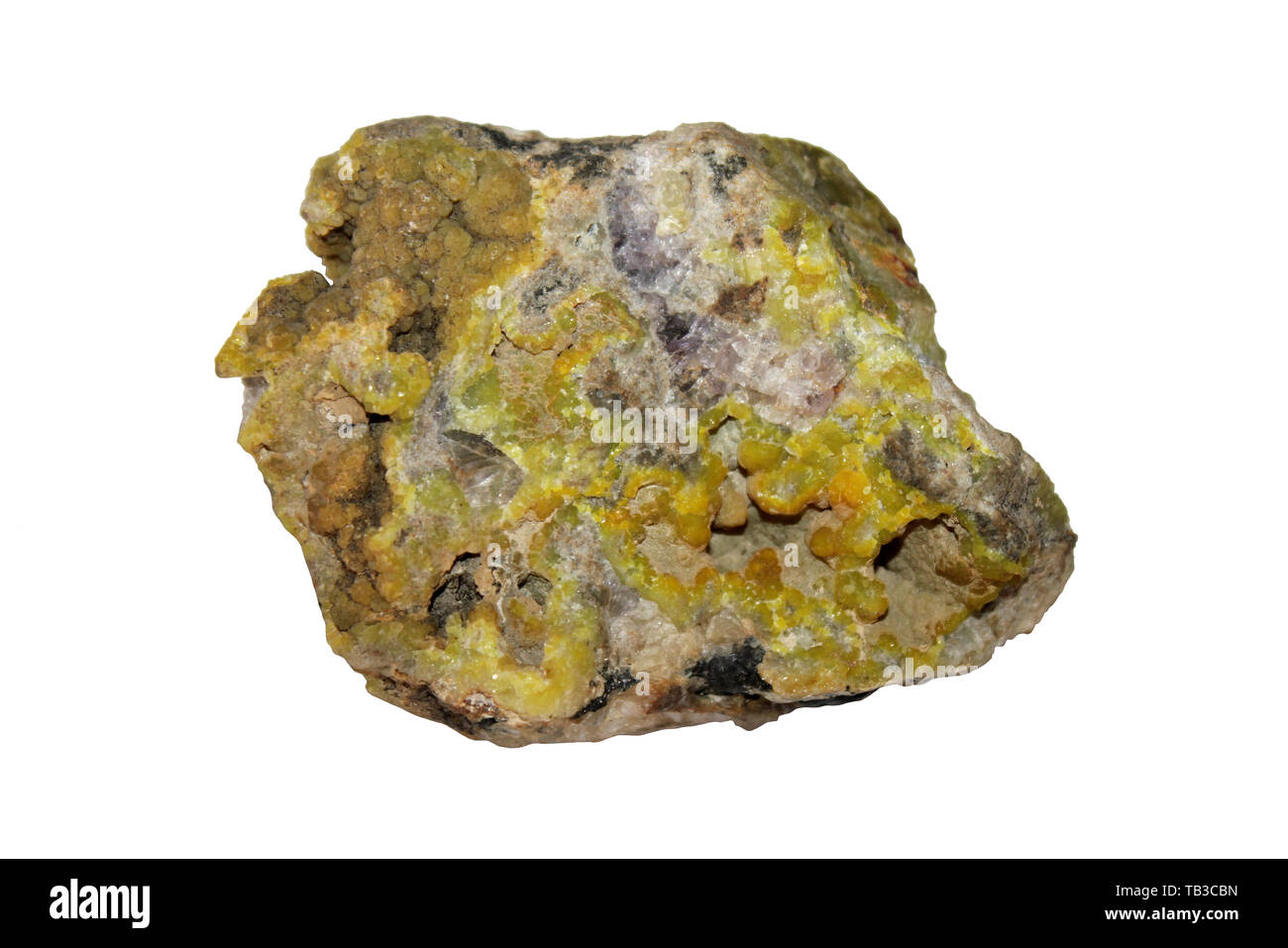 Smithsonite alias Zink Spar, ist zinkcarbonat Mineralien - Irland Stockfoto