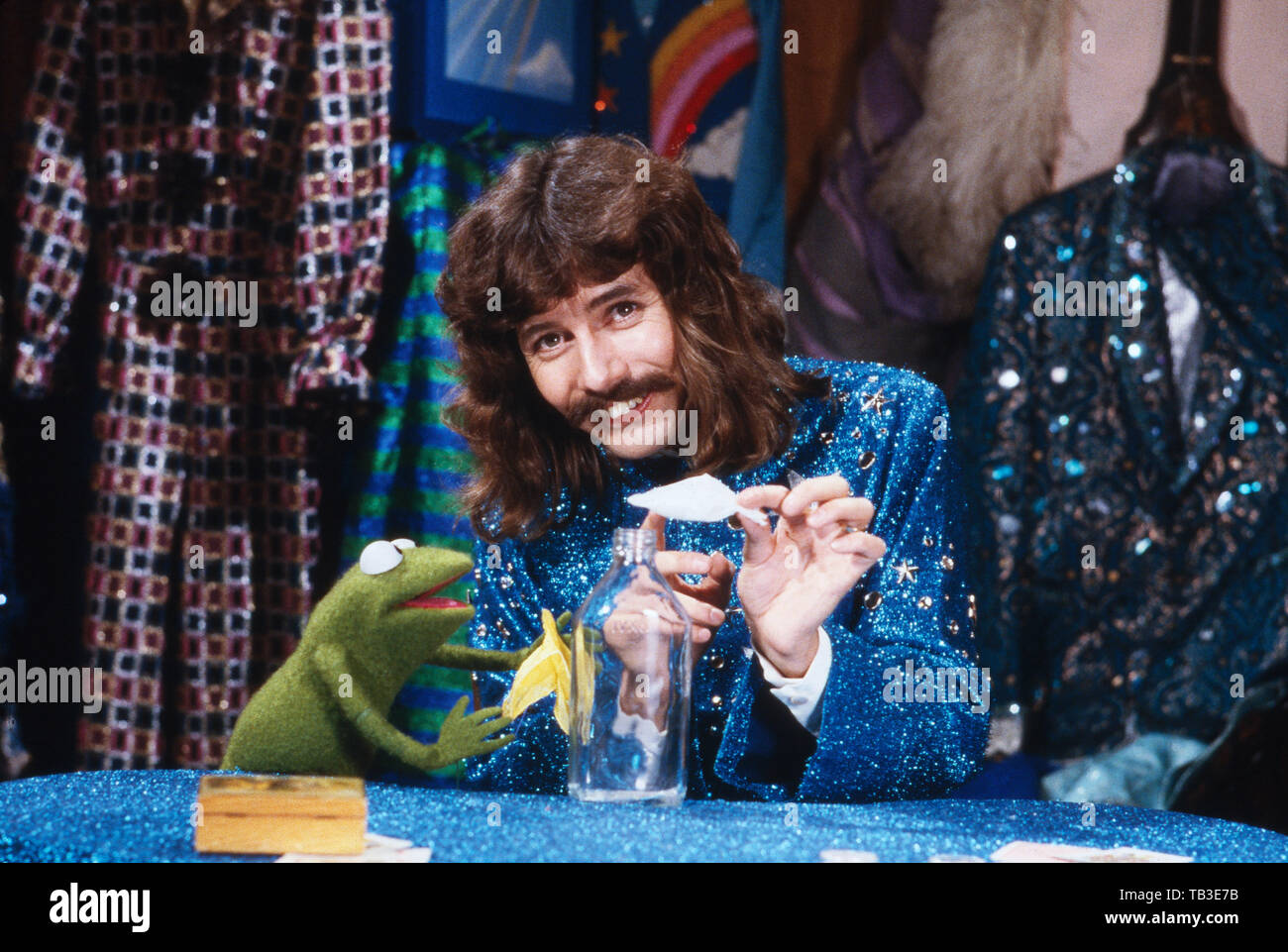 Der Muppet Show, Fernsehserie, USA/Großbritannien 1976 - 1981, Comedyshow mit Puppen und Gaststar Doug Henning Stockfoto
