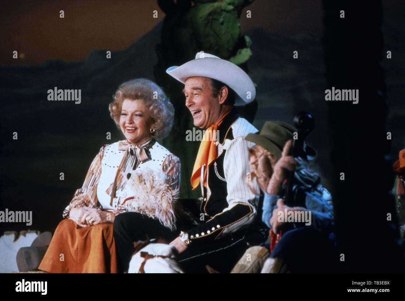 Der Muppet Show, Fernsehserie, USA/Großbritannien 1976 - 1981, Comedyshow mit Puppen und Gaststars Roy Rogers und Dale Evans Stockfoto