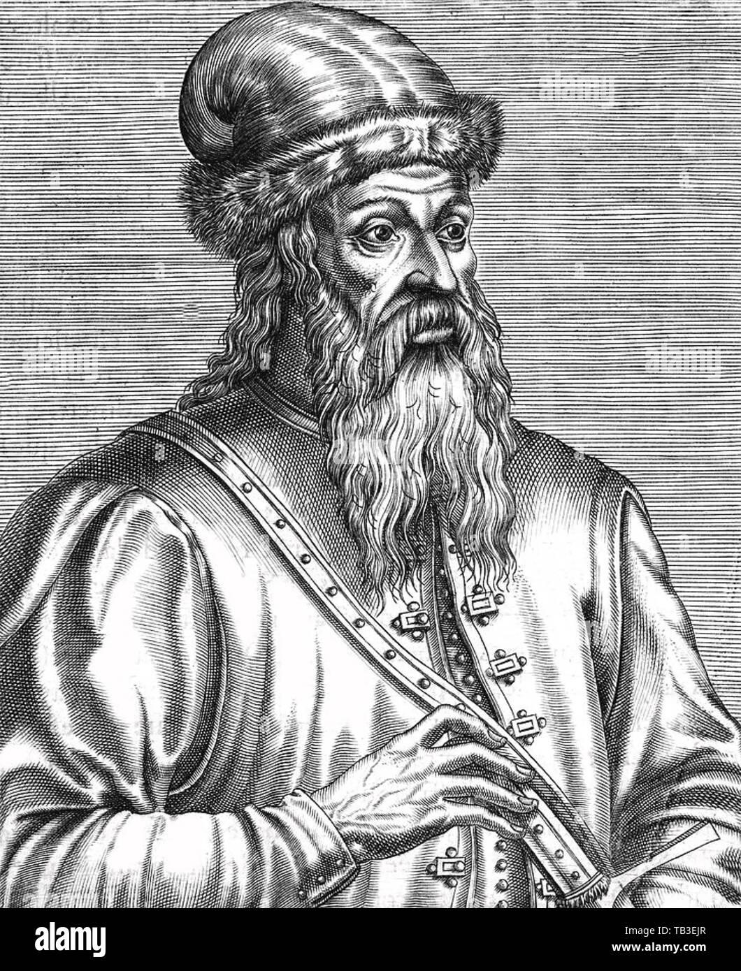 GEORGE CASTRIOT aka Skanderberg (1405-1468) Albanische Adliger, einen Aufstand gegen das Osmanische Reich führen. Stockfoto