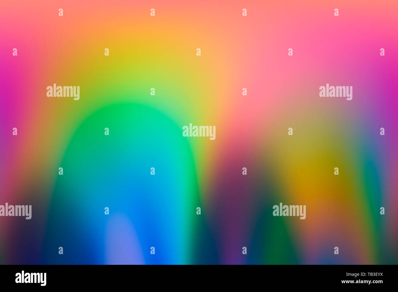 Spektrum abstrakt vaporwave holographische Hintergrund, trendigen bunten Kulisse in Pastelltönen Neon farbe. Für kreative Design Cover, CD, Plakat, Buch, Druckeni Stockfoto